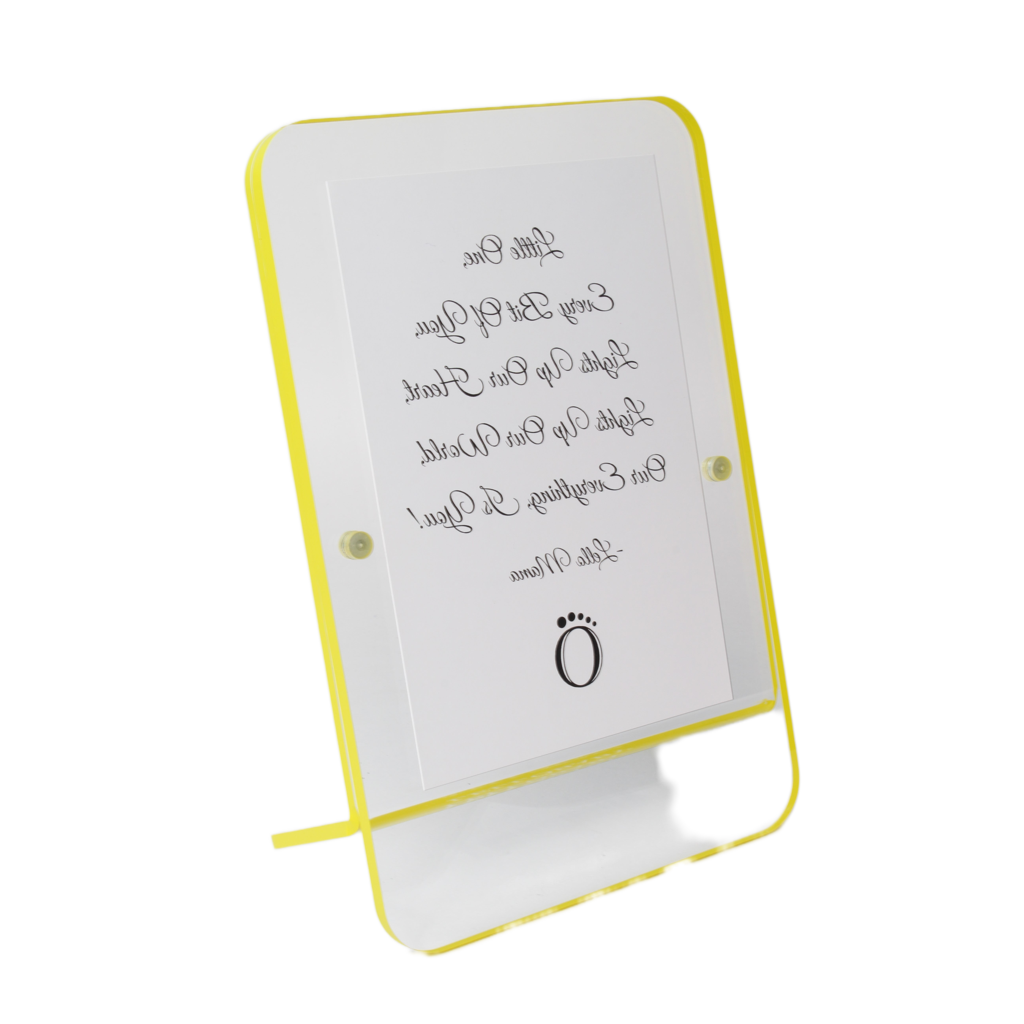 LELLOBABY™ - Acrylic Picture Frame Yellow Border (For 4