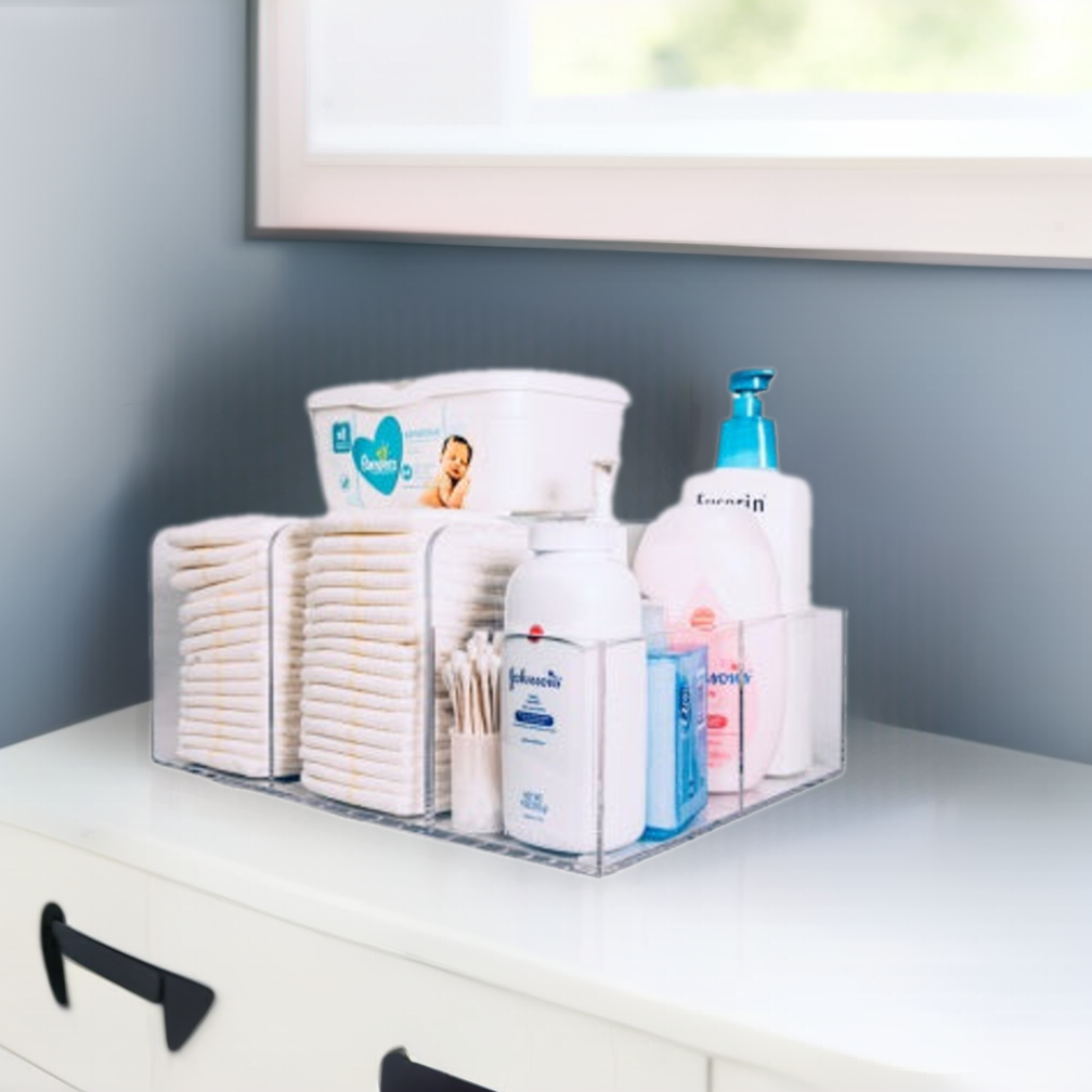 Acrylic Diaper Table Caddy