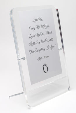 LELLOBABY™ - Acrylic Picture Frame Double Clear (For 4