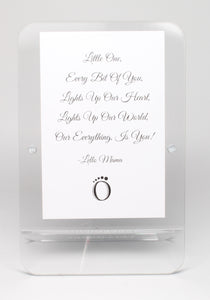 LELLOBABY™ - Acrylic Picture Frame Double Clear (For 4" x 6" Vertical Photos)
