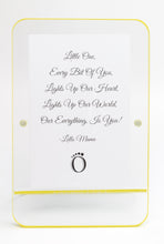 LELLOBABY™ - Acrylic Picture Frame Yellow Border (For 4" x 6" Vertical Photos)