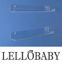 LELLOBABY™ - (Set of 2) Acrylic Floating Shelving