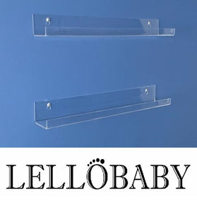 LELLOBABY™ - (Set of 2) Acrylic Floating Shelving