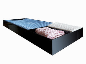 LELLOBABY™ -  Black 6mm Thick Premier Edition Acrylic Diaper Changing Tray PLUS+