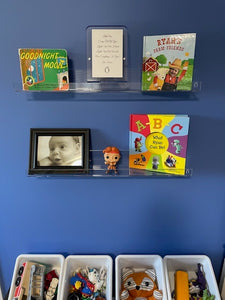 LELLOBABY™ - (Set of 2) Acrylic Floating Shelving