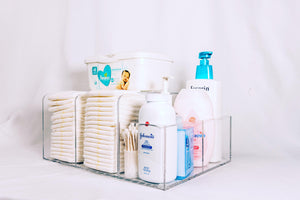 LELLOBABY™ - Deluxe Lucite Acrylic Diaper Caddy